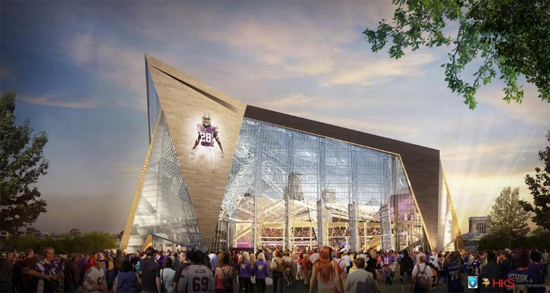 Illustration for article titled This Is The New Vikings Stadium